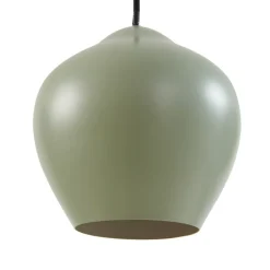 Lucande Pendellamper|Pendellamper > hængelampe Malisa, grøn, 3 lyskilder, metal, længde 90 cm