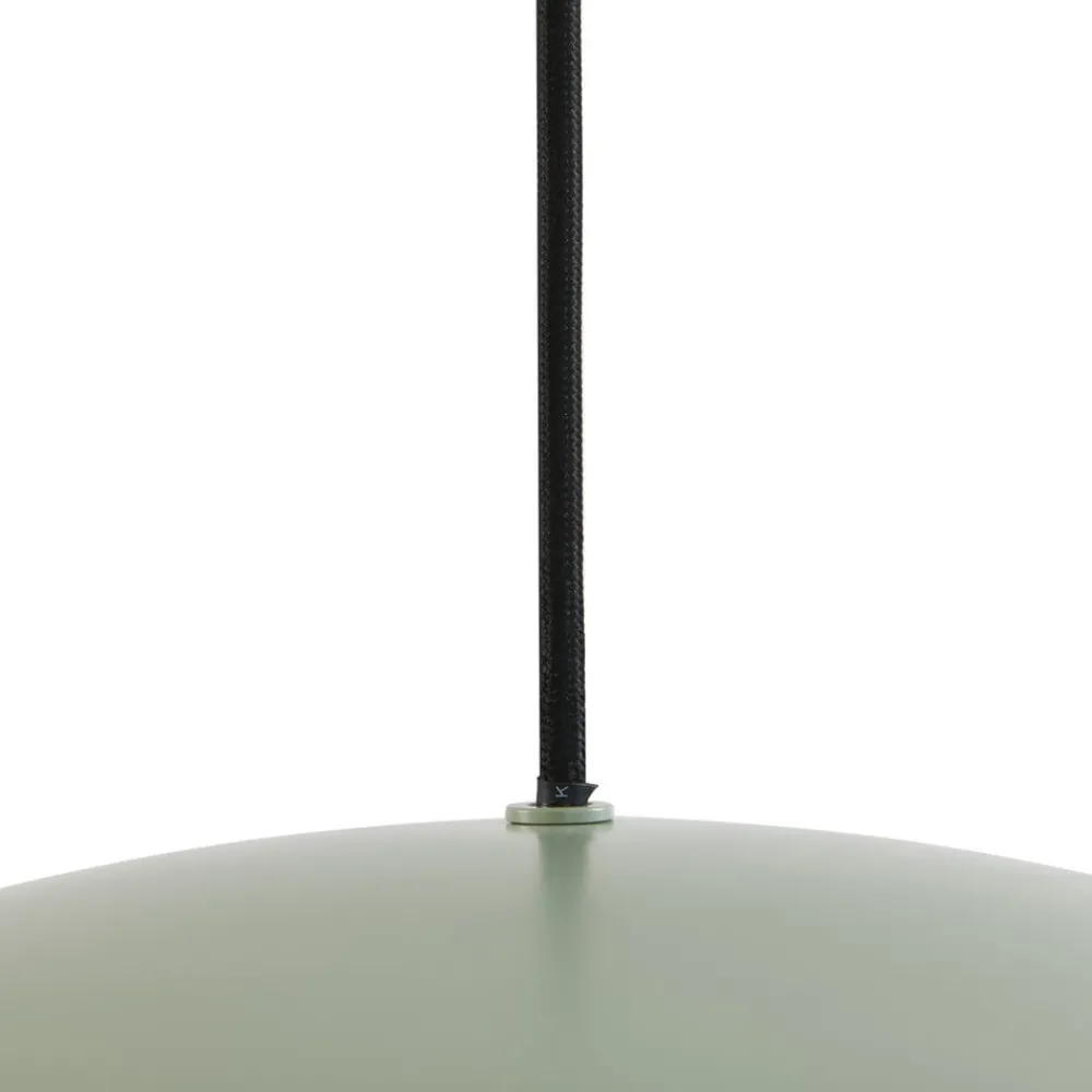 Lucande Pendellamper|Pendellamper > hængelampe Malisa, grøn, 3 lyskilder, metal, længde 90 cm