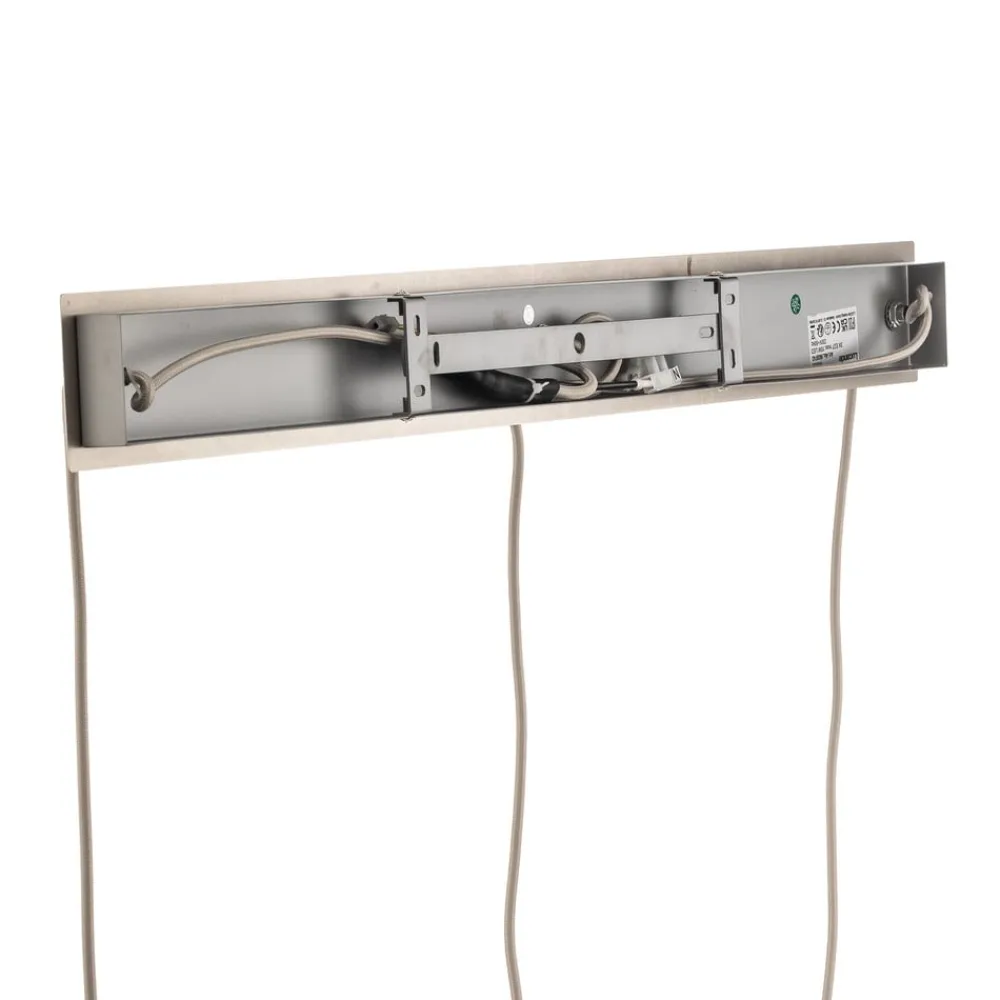 Pendellamper|Pendellamper ^ Lucande hængelampe Sharvil, 3 lyskilder, hvid, glas, 97 cm