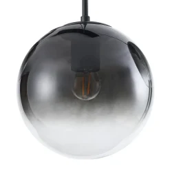 Pendellamper|Pendellamper ^ Lucande hængelampe Veloura, 3 lyskilder, 84 cm, glas, træ