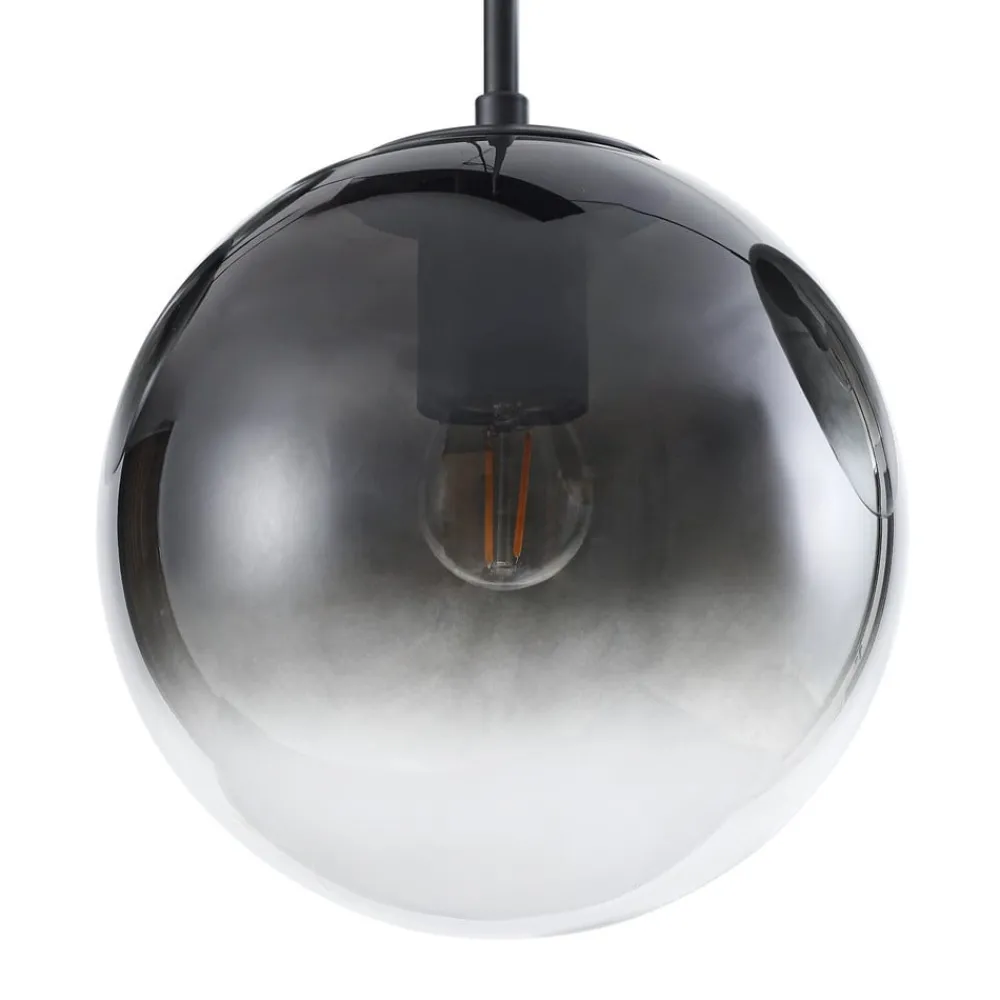 Pendellamper|Pendellamper ^ Lucande hængelampe Veloura, 3 lyskilder, 84 cm, glas, træ