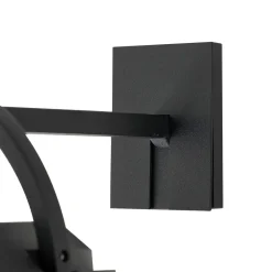 Solcellelamper|Terrassebelysning ^ Lucande 2-i-1 LED-solcellelampe Tilena, sort, rund, aluminium