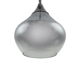 Pendellamper ^ Lucande Jarven hængelampe, 7 lyskilder, sort, glas