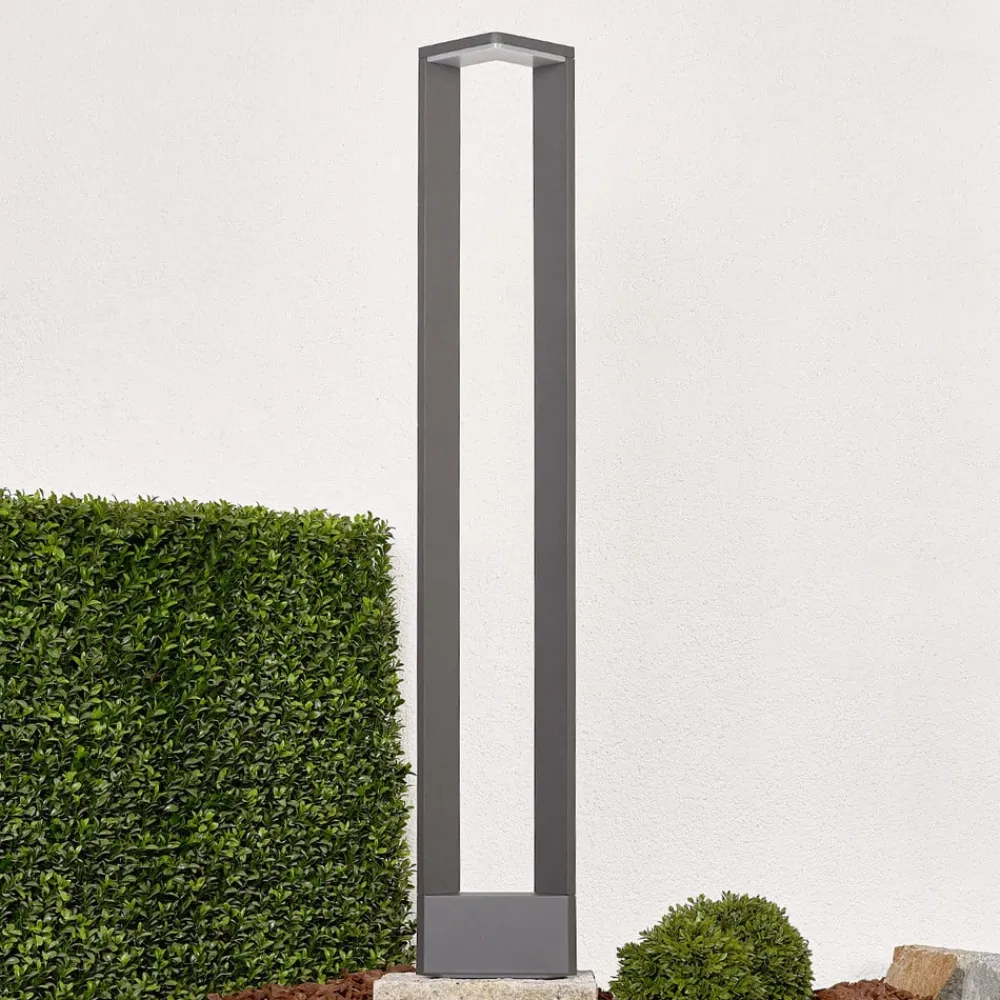 Lucande Terrassebelysning|Gadebelysning > Jeny LED-vejlampe, 100 cm, antracit, aluminium