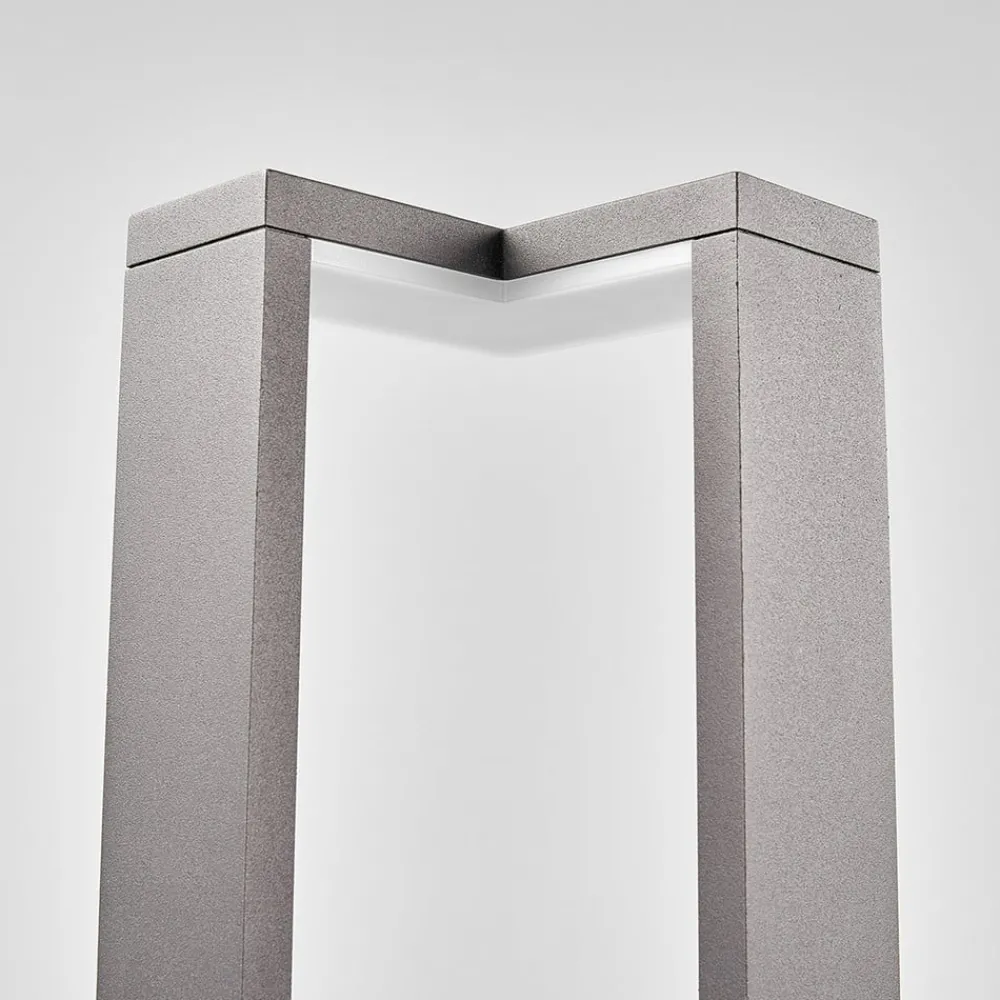 Lucande Terrassebelysning|Gadebelysning > Jeny LED-vejlampe, 100 cm, antracit, aluminium