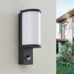 Lucande Væglampe Med Sensor|Væglamper > Jokum udendørs LED-væglampe, IP54, sensor