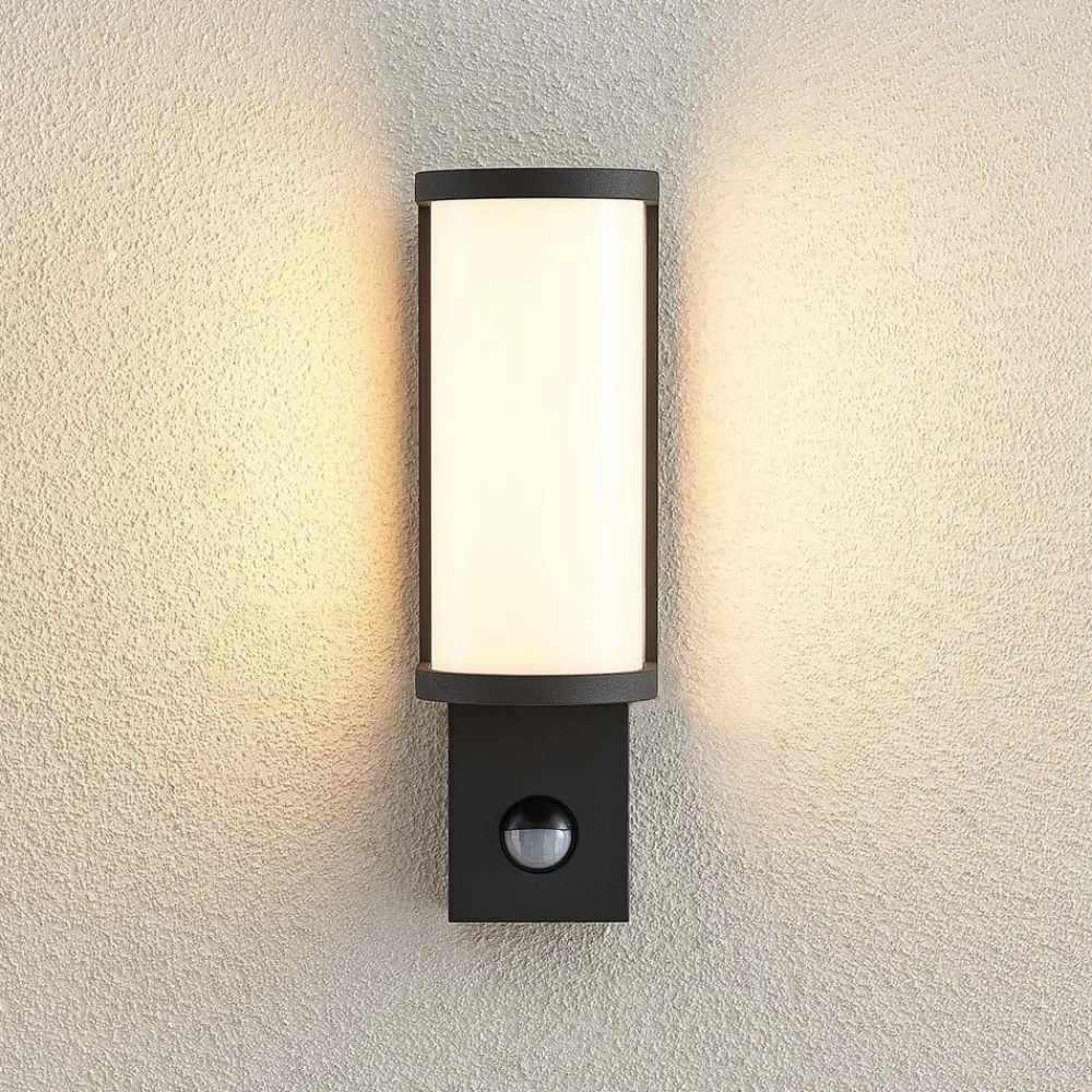 Lucande Væglampe Med Sensor|Væglamper > Jokum udendørs LED-væglampe, IP54, sensor