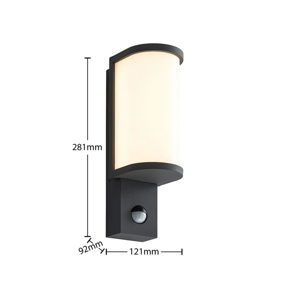 Lucande Væglampe Med Sensor|Væglamper > Jokum udendørs LED-væglampe, IP54, sensor