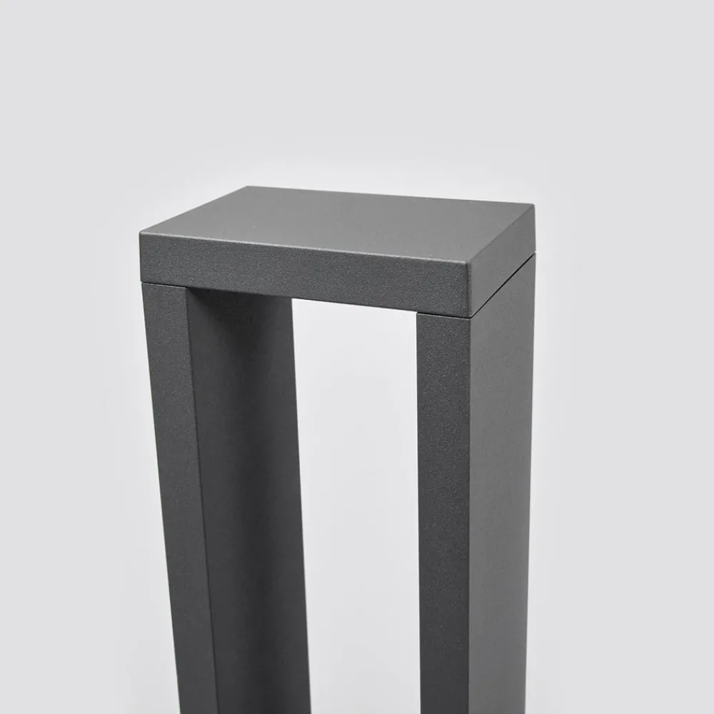 Lucande Terrassebelysning > Jupp LED-vejlampe, 60 cm, antracit, metal, IP54