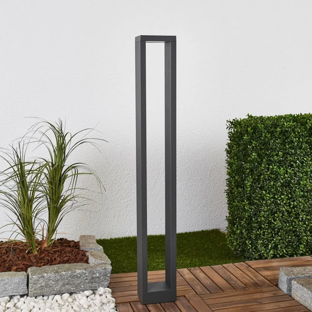 Lucande Terrassebelysning|Gadebelysning > Jupp LED-vejlampe, sæt med 4, 90 cm, antracit, IP54