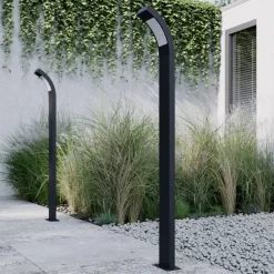 Lucande Terrassebelysning|Gadebelysning > Juvia LED-vejlampe, 100 cm, antracit, metal, IP54