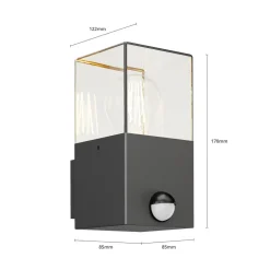 Lucande Væglampe Med Sensor|Væglamper > Keke udendørs væglampe med sensor