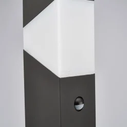 Lucande Sokkellamper Med Sensor|Sokkellamper > Kiran sokkellampe, 60 cm, sensor, grå, IP44, E27