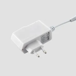 Lucande Bordlamper > LED-bordlampe Edano, 60 cm, hvid, tekstil, dæmpbar