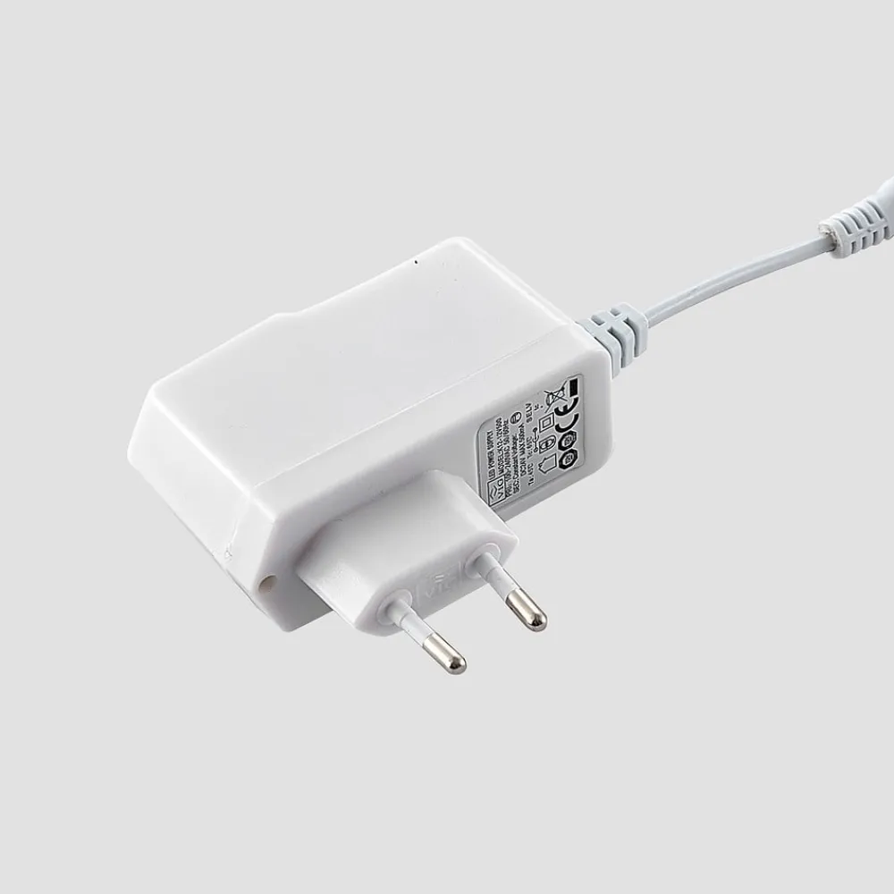 Lucande Bordlamper > LED-bordlampe Edano, 60 cm, hvid, tekstil, dæmpbar