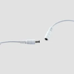 Lucande Bordlamper > LED-bordlampe Edano, 60 cm, hvid, tekstil, dæmpbar