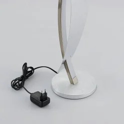 Lucande Bordlamper > LED-bordlampe Marija, sølvfarvet, dæmpbar, 62 cm