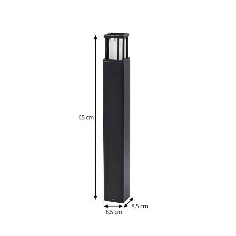 Lucande Gadebelysning > LED-gadelampe Dakil, sort, aluminium