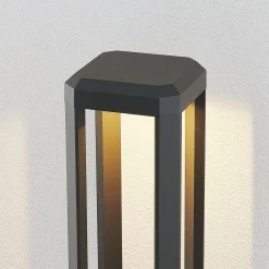 Lucande Terrassebelysning|Gadebelysning > LED-gadelampe Fery, antracit, metal, 80 cm, IP65