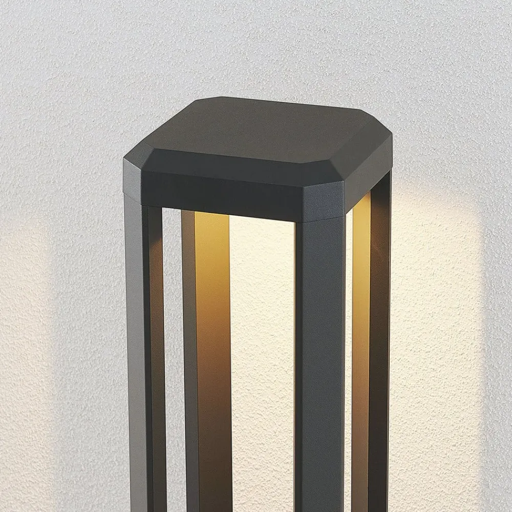 Lucande Terrassebelysning|Gadebelysning > LED-gadelampe Fery, antracit, metal, 80 cm, IP65