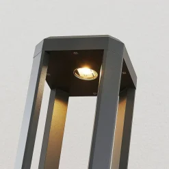 Lucande Terrassebelysning|Gadebelysning > LED-gadelampe Fery, antracit, metal, 80 cm, IP65