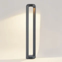 Lucande Terrassebelysning > LED-gadelampe Habsa, 80 cm, antracit, metal