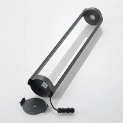 Lucande Terrassebelysning > LED-gadelampe Habsa, 80 cm, antracit, metal