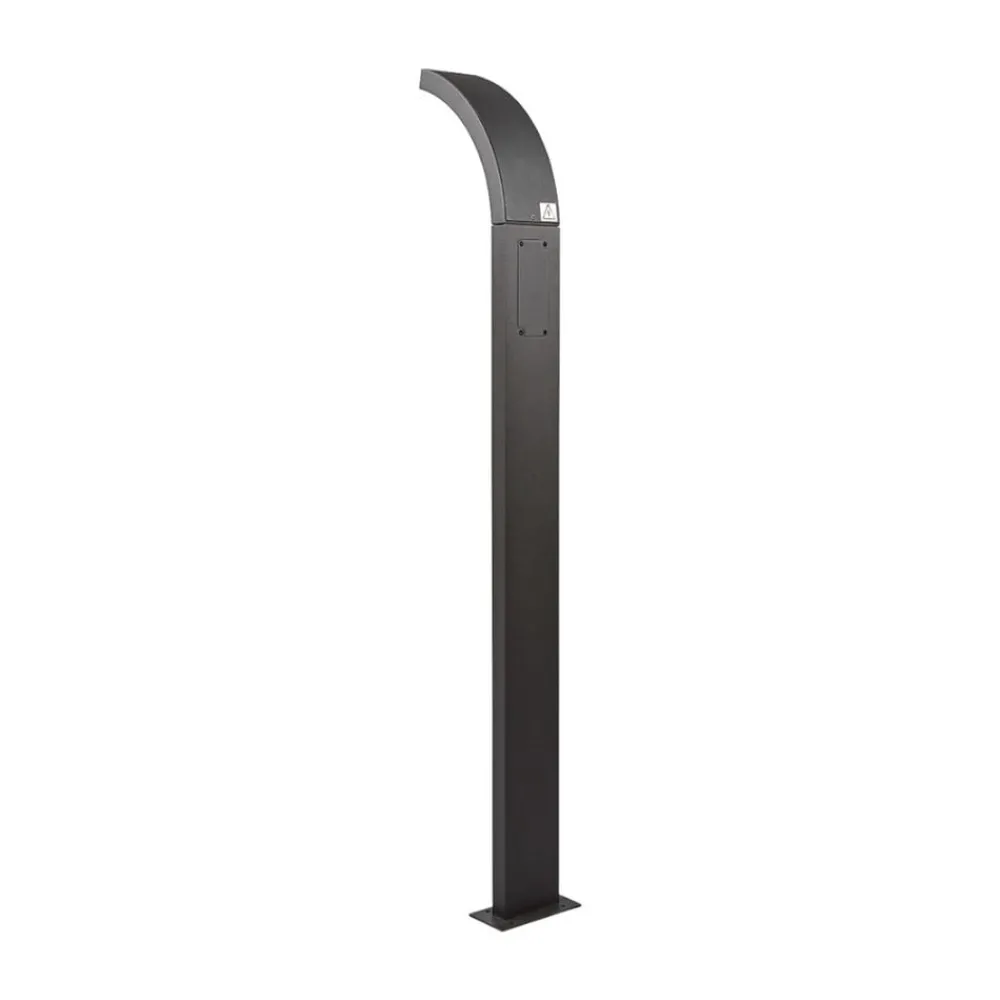 Lucande Gadebelysning Med Sensor|Terrassebelysning > LED-gadelampe Juvia, 100 cm, bevægelsessensor, IP54
