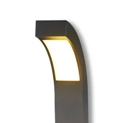 Gadebelysning ^ Lucande LED-gadelampe Lennik, 100 cm, antracit, metal
