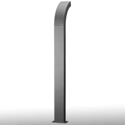 Gadebelysning ^ Lucande LED-gadelampe Lennik, 100 cm, antracit, metal
