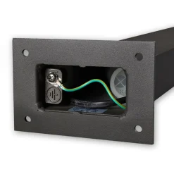Gadebelysning ^ Lucande LED-gadelampe Lennik, 100 cm, antracit, metal