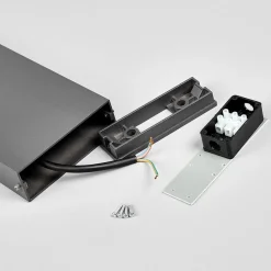 Terrassebelysning|Gadebelysning ^ Lucande LED-gadelampe Leya, 65 cm, antracit, metal, IP54