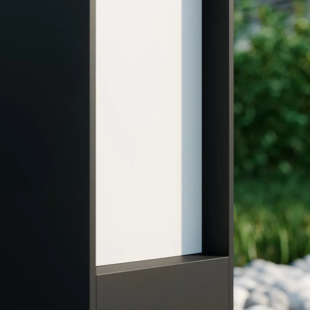 Lucande Terrassebelysning|Gadebelysning > LED-gadelampe Lirka, 2 lyskilder, grå, metal, 60 cm