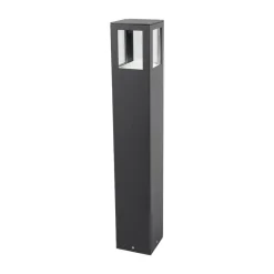 Terrassebelysning ^ Lucande LED-gadelampe Nicola, 65 cm, antracit, P54