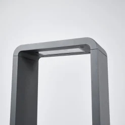 Lucande Terrassebelysning|Gadebelysning > LED-gadelampe Ninon, 80 cm, antracit, metal