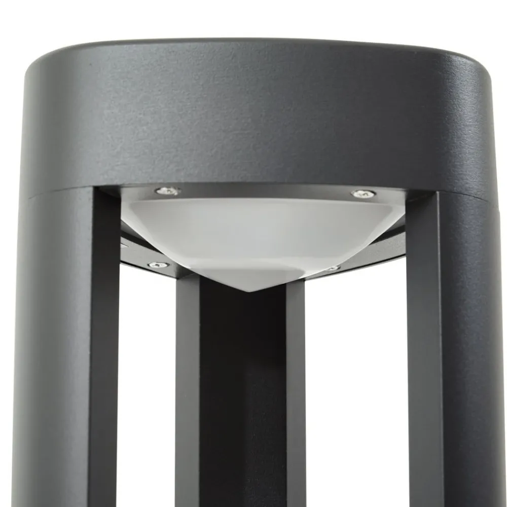 Lucande Terrassebelysning|Gadebelysning > LED-gadelampe Pirron, højde 80 cm, stikkontakt, IP54
