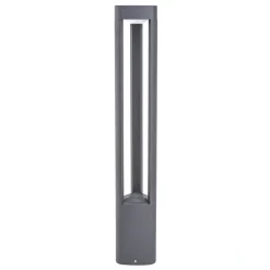Terrassebelysning|Gadebelysning ^ Lucande LED-gadelampe Pirron, 80 cm, trekantet, IP54