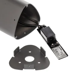 Terrassebelysning|Gadebelysning ^ Lucande LED-gadelampe Pirron, 80 cm, trekantet, IP54