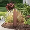 Lucande Gadebelysning > LED-gadelampe Raiku, rustfarvet, aluminium, 65 cm