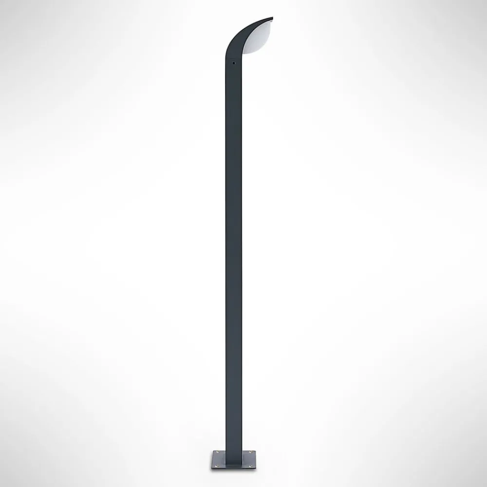 Terrassebelysning|Gadebelysning ^ Lucande LED-gadelampe Tinna, 80 cm, antracit, IP65