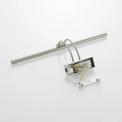 Lucande Gang|Væglamper > LED-gallerilampe Dimitrij, nikkel, metal, 54 cm