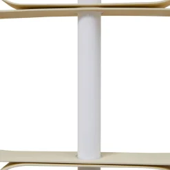 Lucande Gulvlamper|Gulvlamper > LED-gulvlampe Audrina, beige, metal, dæmpbar