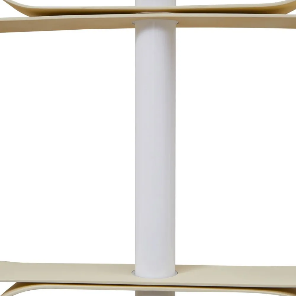 Lucande Gulvlamper|Gulvlamper > LED-gulvlampe Audrina, beige, metal, dæmpbar