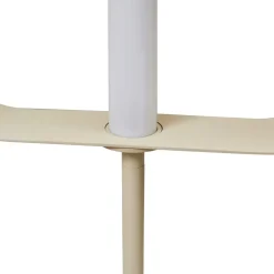 Lucande Gulvlamper|Gulvlamper > LED-gulvlampe Audrina, beige, metal, dæmpbar