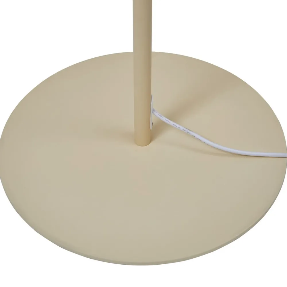 Lucande Gulvlamper|Gulvlamper > LED-gulvlampe Audrina, beige, metal, dæmpbar