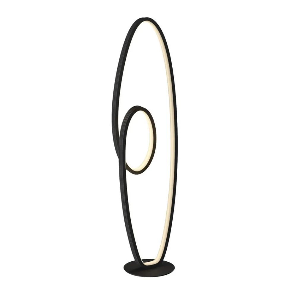 Lucande Gulvlamper|Gulvlamper > LED-gulvlampe Bronwyn, 122 cm, antracit, aluminium