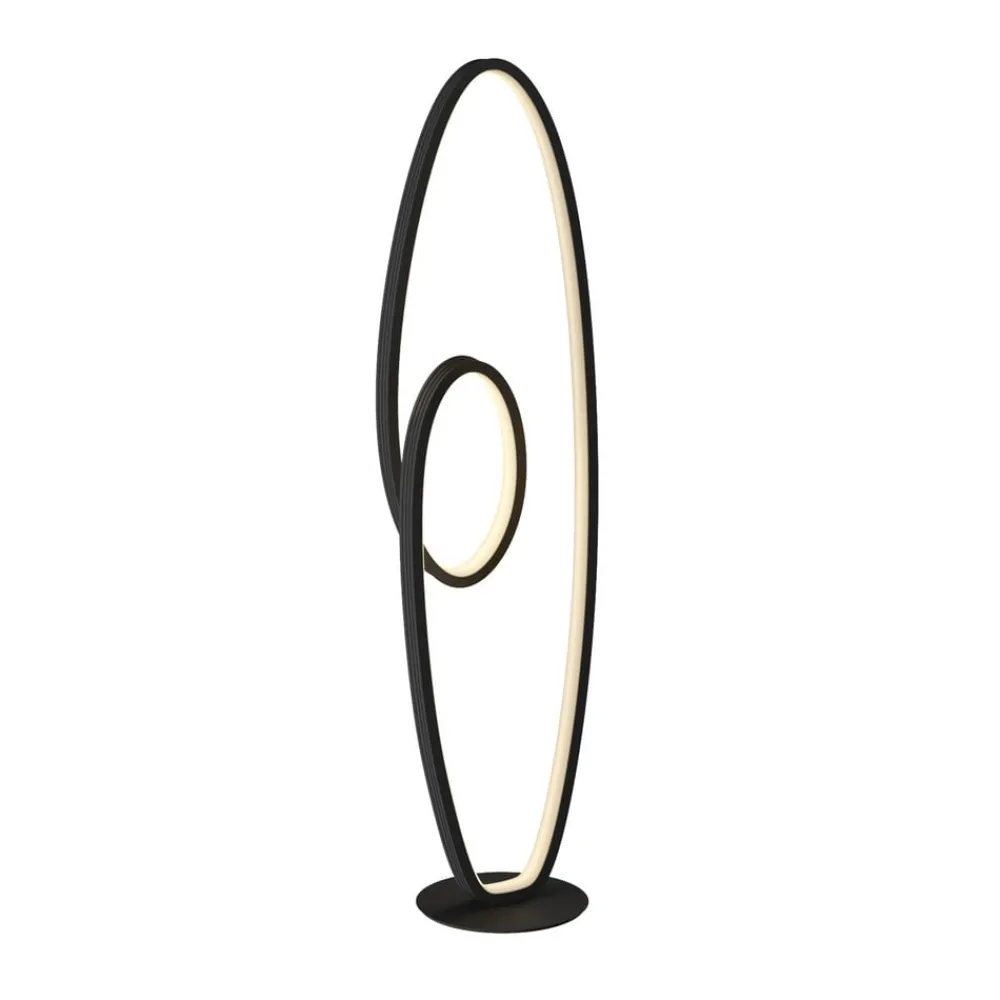Lucande Gulvlamper|Gulvlamper > LED-gulvlampe Bronwyn, 122 cm, antracit, aluminium