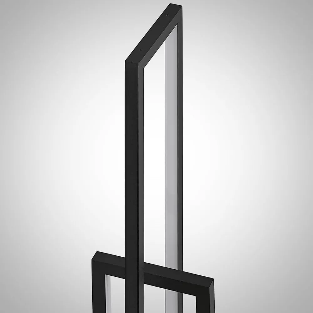 Lucande Gulvlamper|Gulvlamper > LED-gulvlampe Hylda, 123 cm, sort, aluminium