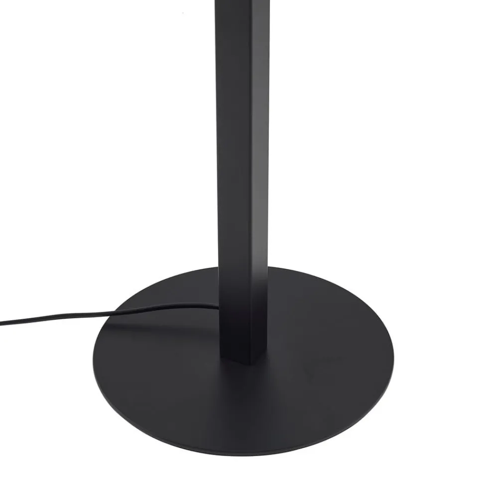 Gulvlamper|Gulvlamper ^ Lucande LED-gulvlampe Ilian, sort, metal, CCT, dæmpbar