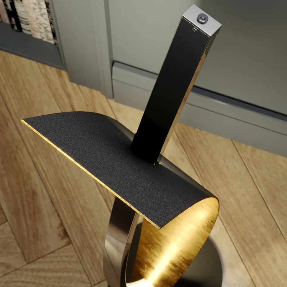 Pendellamper|Gulvlamper ^ Lucande LED-gulvlampe Marija, sort, metal, højde 140 cm